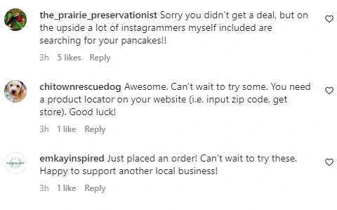 People's opinion on the Long Table Pancakes business 1