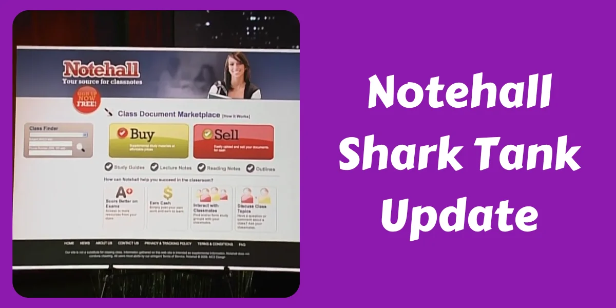 Notehall Shark Tank Update